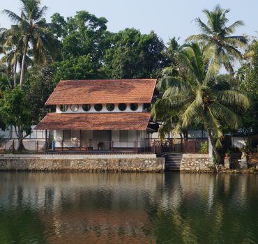 View of Blue Lake Villa from the river